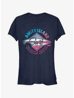 Buy 🛒 Amity Island Surfboard Repair 👧 Girls T-Shirt 🌟