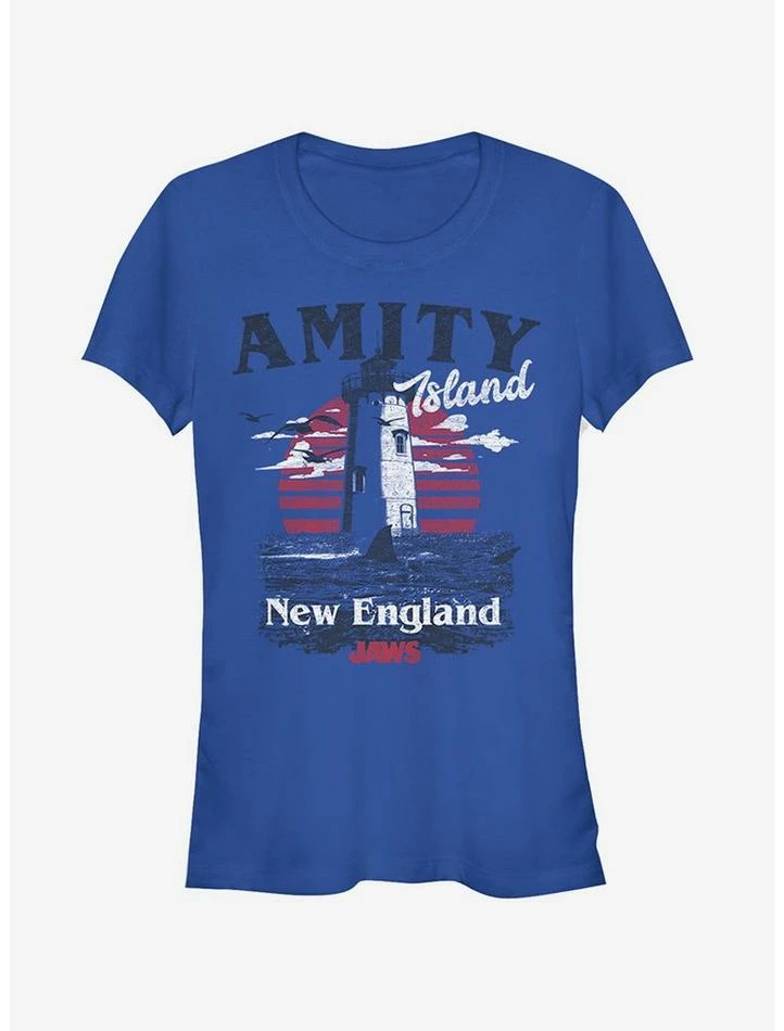 Cheapest π₯° Amity Island Tourist Lighthouse π§ Girls T-Shirt 𧨠- Image 3