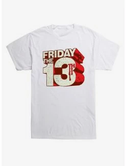 Hot Sale ❤️ Friday The 13th Block Letters T-Shirt 😍
