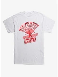 Coupon ❤️ A Nightmare On Elm Street Slashers Varsity Football T-Shirt 👏