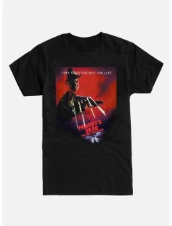 Brand new 😉 A Nightmare On Elm Street Freddy's Dead Poster T-Shirt 🔥