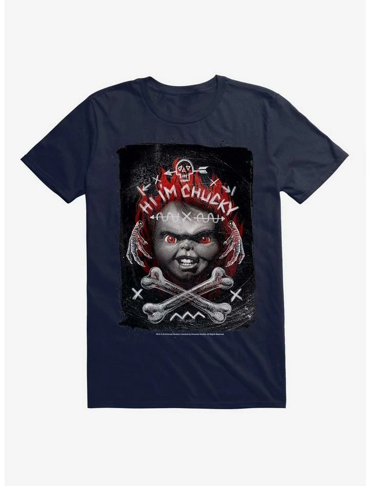 Wholesale 𧨠Chucky Hi I'm Chucky T-Shirt 𧨠- Image 6