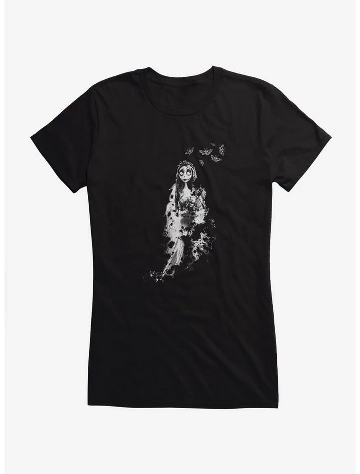 Flash Sale π Corpse Bride Emily Butterflies π§ Girls T-Shirt 𧨠- Image 2