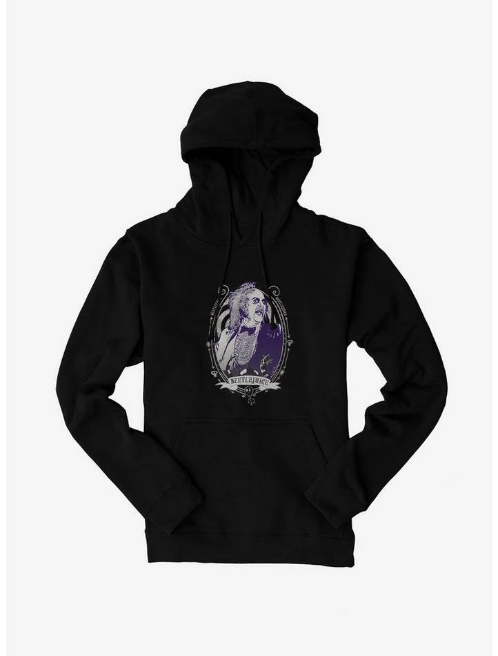 Best Pirce ⌛ Beetlejuice Portrait Hoodie 🔥 - Image 2