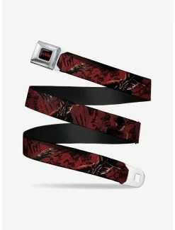 Best Sale 🛒 A Nightmare On Elm Street Freddy Quotes Scrawls Hand Scratching Seatbelt Belt 😀