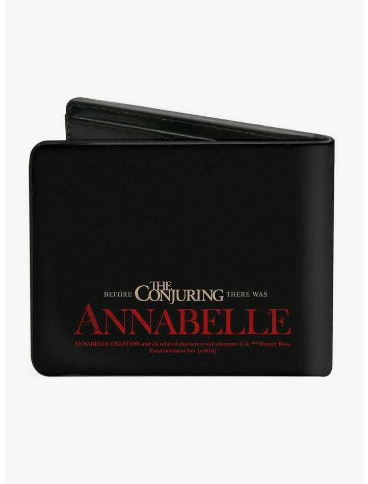 Wholesale 𧨠Annabelle Half Face Logo Bi-Fold Wallet π - Image 2