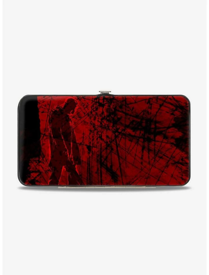 Cheapest π Friday The 13th Jason Mask Splatter Walking Pose Hinged Wallet π€© - Image 2