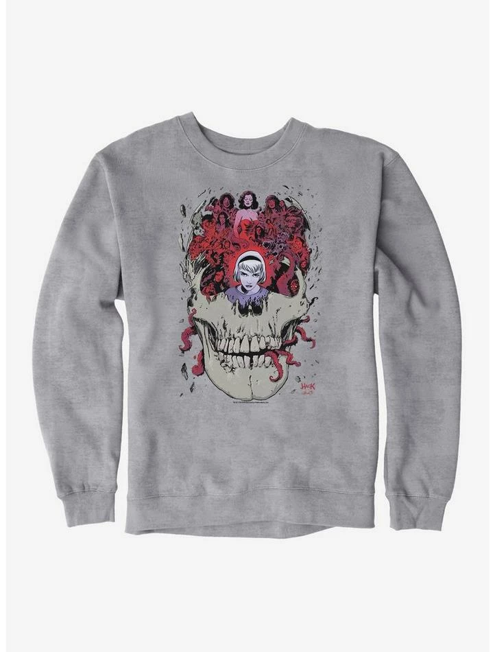 Brand new 𧨠Archie Comics Chilling Adventures of Sabrina Skull Sweatshirt π - Image 3