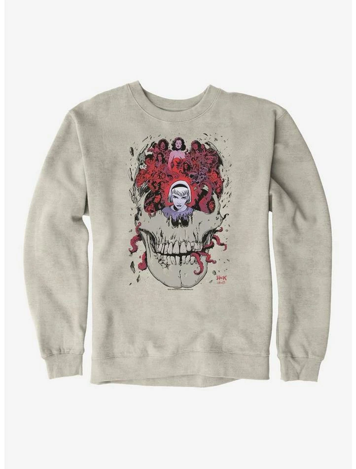 Brand new 𧨠Archie Comics Chilling Adventures of Sabrina Skull Sweatshirt π