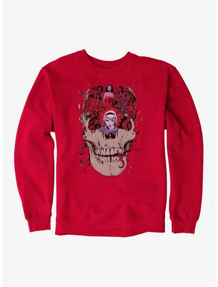 Brand new 𧨠Archie Comics Chilling Adventures of Sabrina Skull Sweatshirt π - Image 6