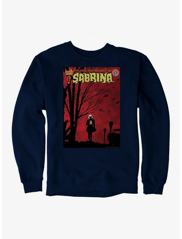 Cheapest π Archie Comics Chilling Adventures of Sabrina Windy Poster Sweatshirt 𧨠- Image 4