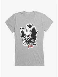 Discount 🤩 IT Chapter Two Come Back And Play Cutout 👧 Girls T-Shirt 🤩