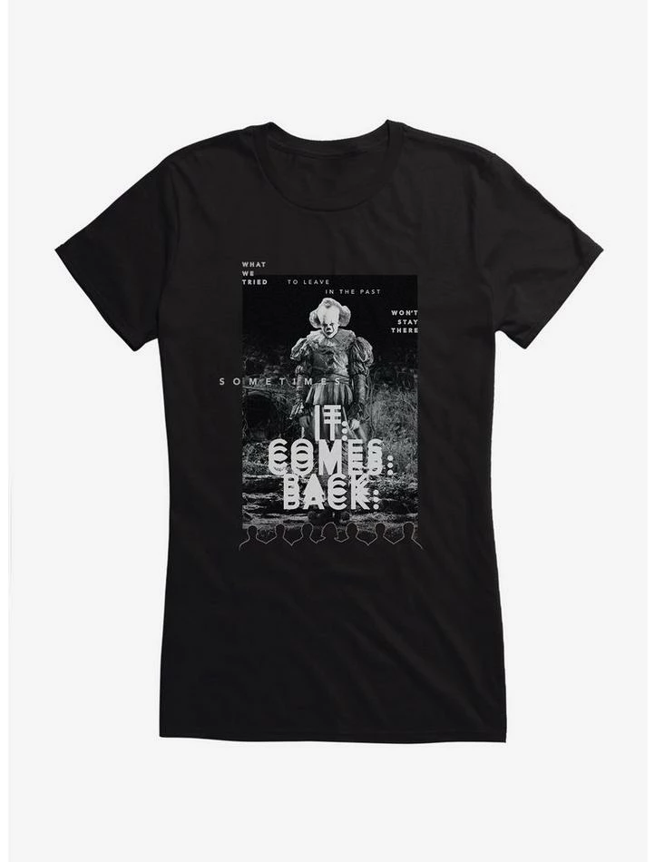 Flash Sale βοΈ IT Chapter Two IT Comes Back Poster π§ Girls T-Shirt π