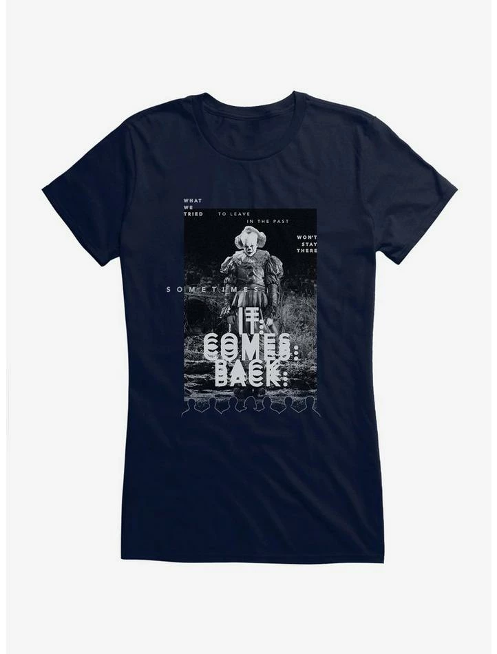 Flash Sale βοΈ IT Chapter Two IT Comes Back Poster π§ Girls T-Shirt π - Image 4