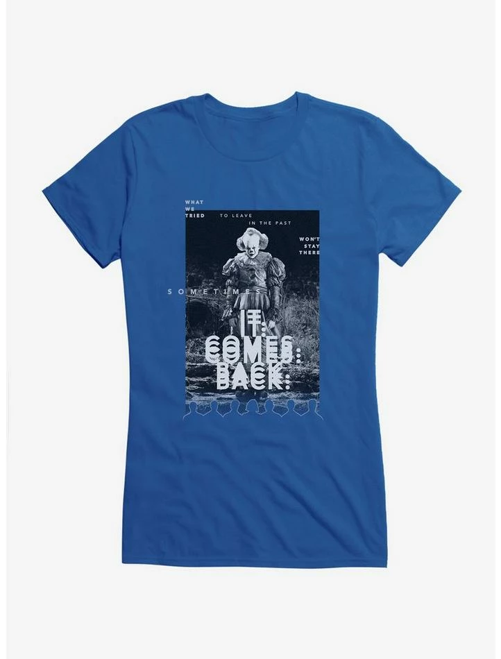 Flash Sale βοΈ IT Chapter Two IT Comes Back Poster π§ Girls T-Shirt π - Image 5