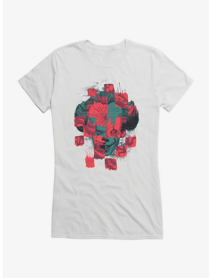 New 𧨠IT Chapter Two Pennywise Jumbled π§ Girls T-Shirt β¨ - Image 6