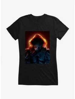 Buy 🌟 IT Chapter Two Pennywise Orange Glow 👧 Girls T-Shirt 🎉