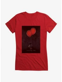Flash Sale π IT Chapter Two Red Balloons Poster π§ Girls T-Shirt π