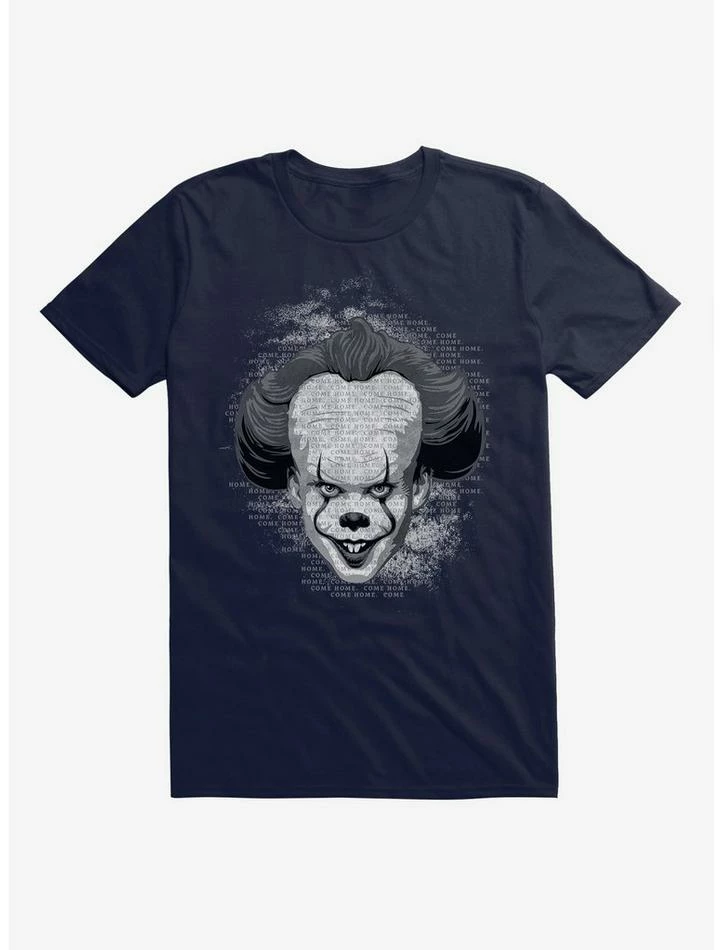 Best deal β IT Chapter Two Pennywise Come Home Script Grayscale T-Shirt π - Image 4