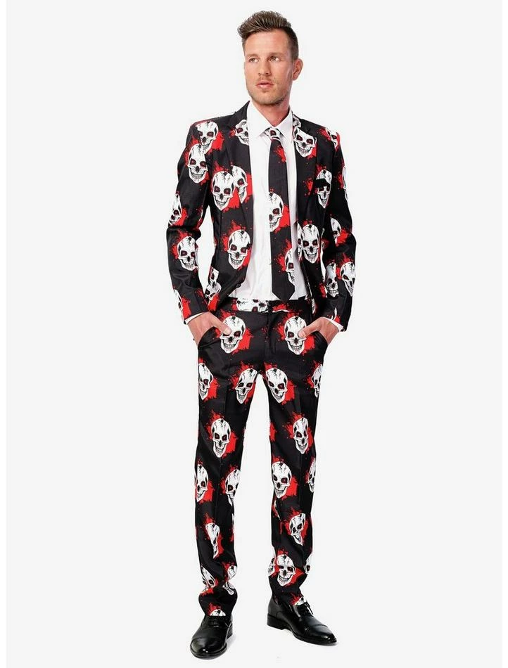 Buy π Suitmeister Men's Skulls Blood π Halloween Suit π