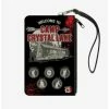Best Pirce 👏 Friday The 13th Welcome To Camp Crystal Lake Jason Cabin Wallet Canvas Zip Clutch 😍