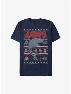 Best Sale 🥰 Jaws 🎅 Christmas Pattern Sweater T-Shirt 👍