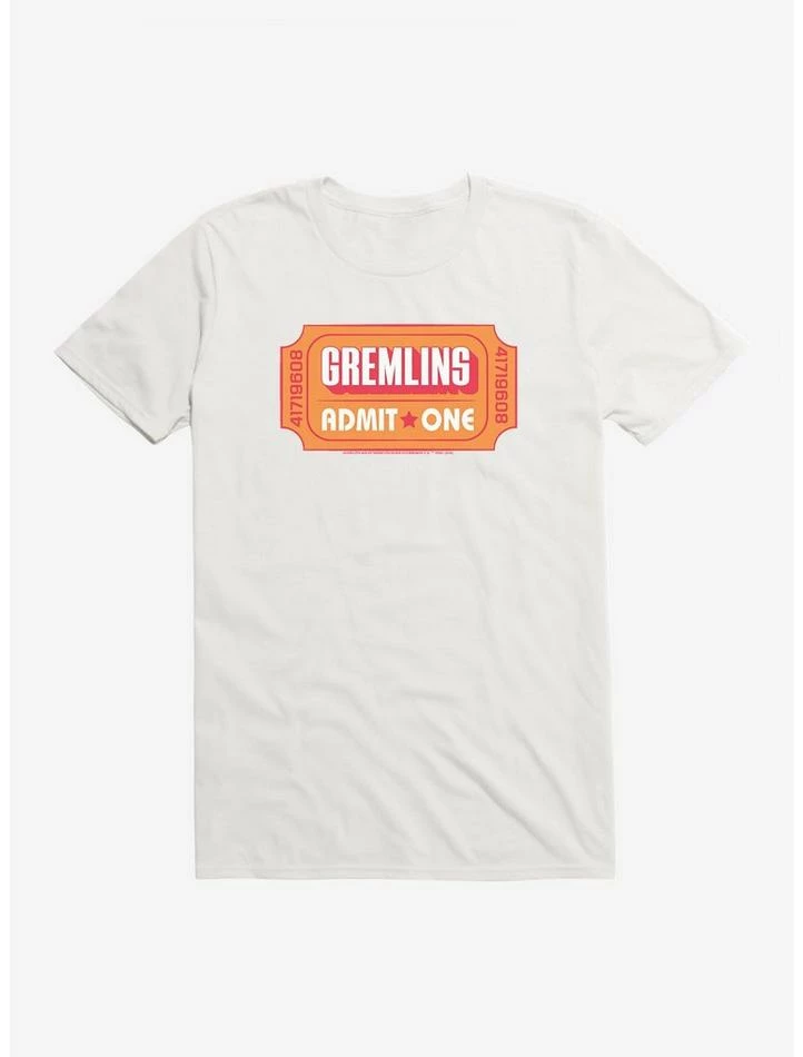 New π Gremlins Movie Ticket Admit One T-Shirt π - Image 6