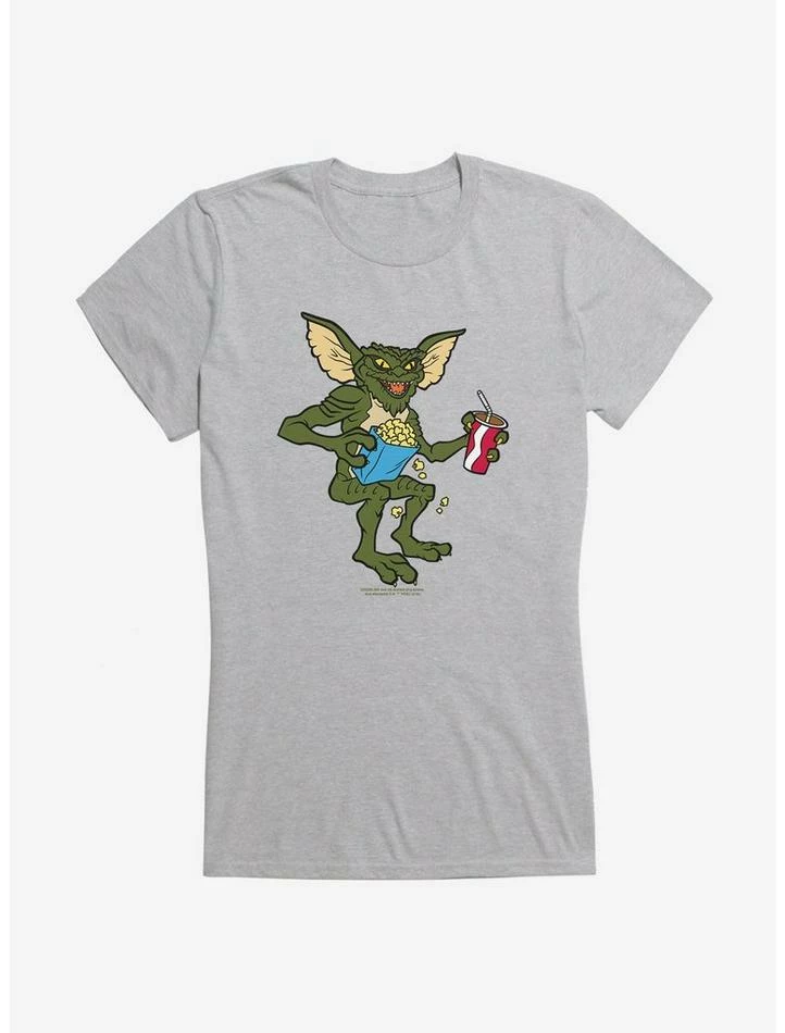 Cheap β€οΈ Gremlins Eating Popcorn π§ Girls T-Shirt π - Image 3