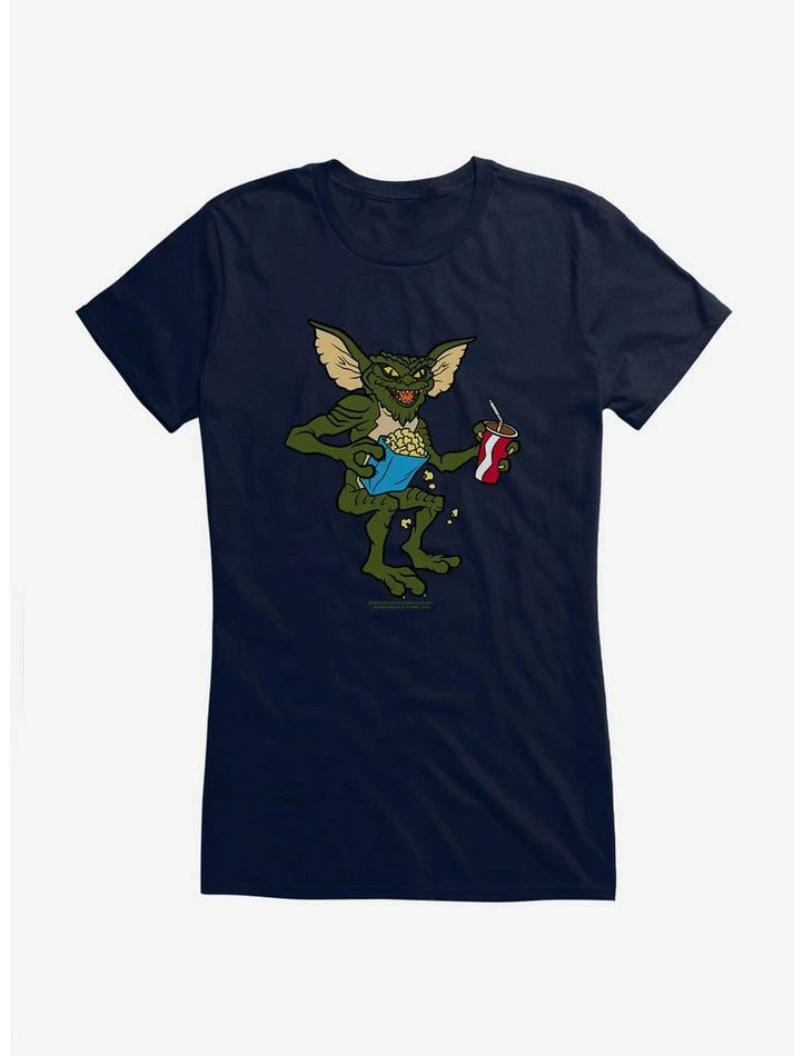 Cheap β€οΈ Gremlins Eating Popcorn π§ Girls T-Shirt π - Image 4