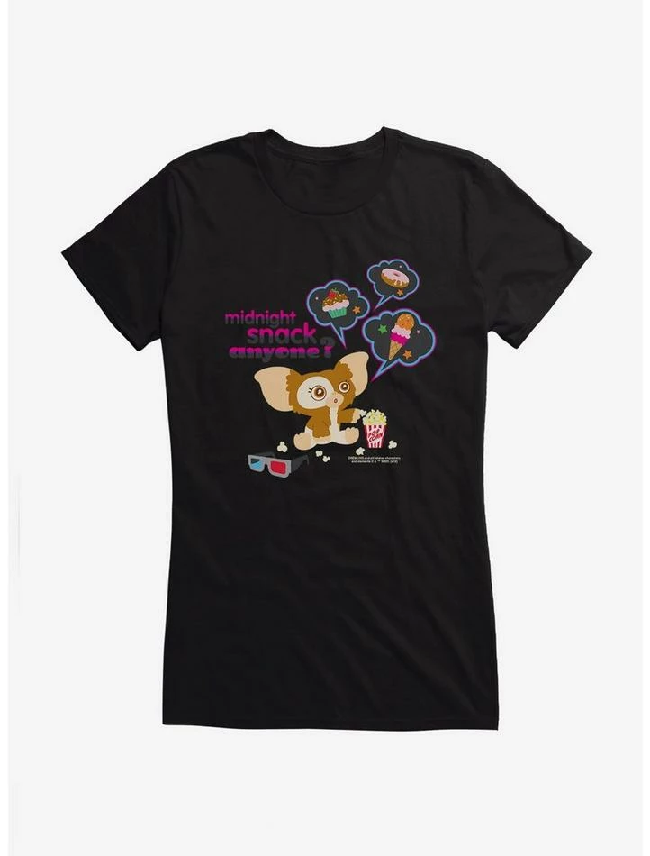 Promo π― Gremlins Midnight Snack Anyone? π§ Girls T-Shirt β - Image 2