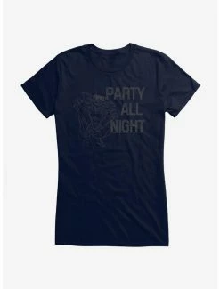 Budget ❤️ Gremlins Party All Night 👧 Girls T-Shirt ✔️