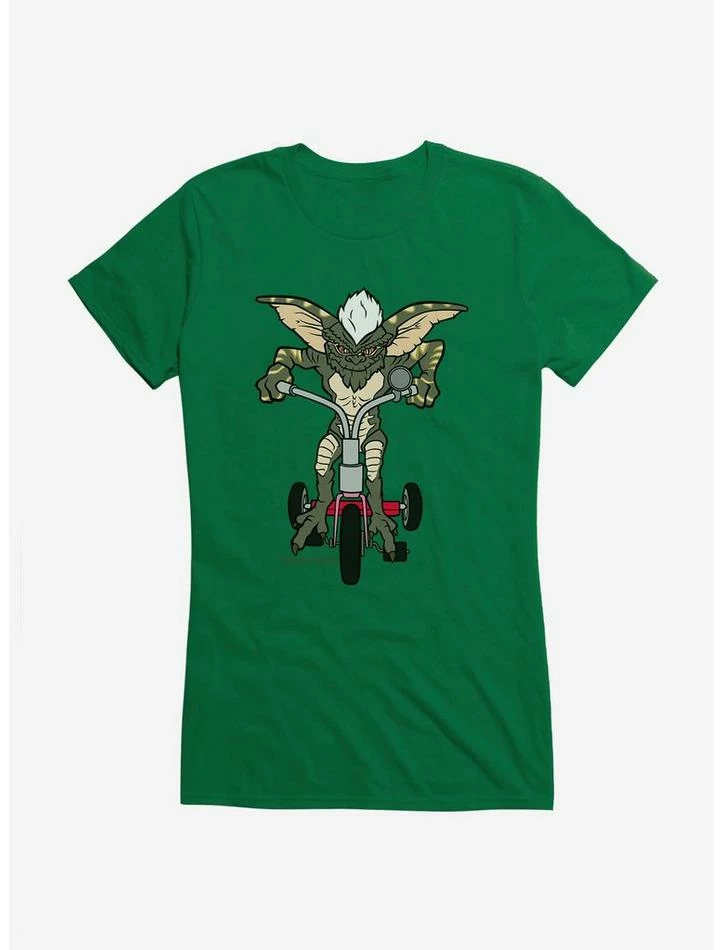 Best Pirce π Gremlins Stripe On Bicycle π§ Girls T-Shirt π