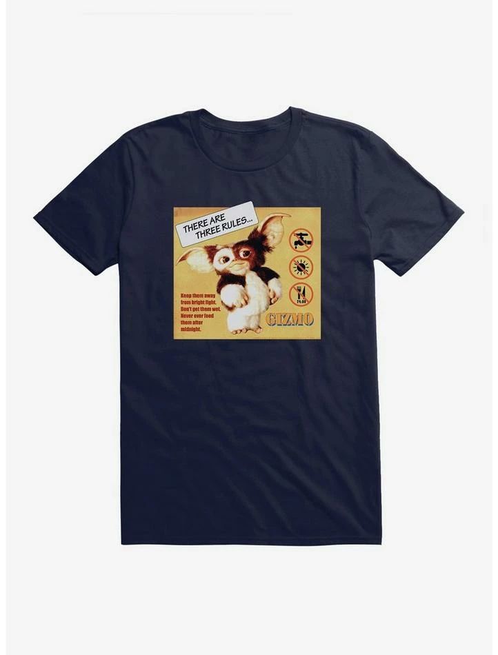 Discount π Gremlins Gizmo Rules T-Shirt π― - Image 4