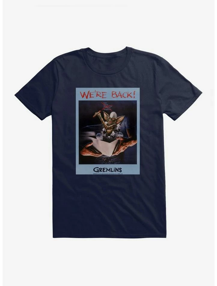 Flash Sale π Gremlins Stripe We're Back Polaroid T-Shirt π - Image 3