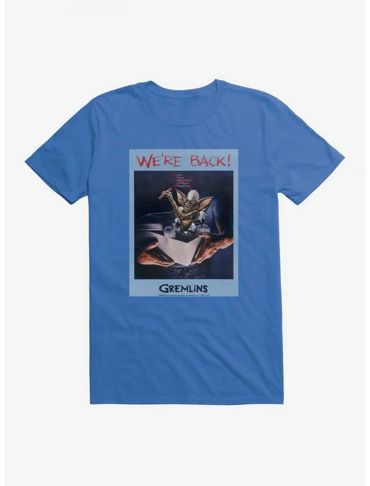 Flash Sale π Gremlins Stripe We're Back Polaroid T-Shirt π - Image 4