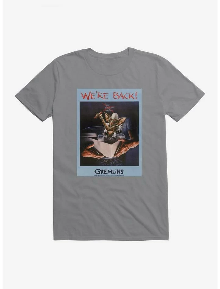 Flash Sale π Gremlins Stripe We're Back Polaroid T-Shirt π - Image 5