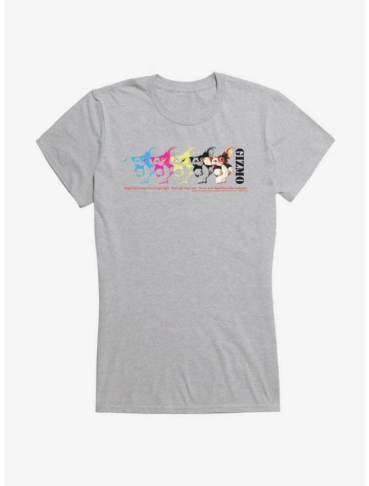 Deals π Gremlins Gizmo Colorful Stamp π§ Girls T-Shirt π - Image 4