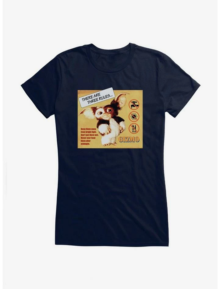 Buy ๐ Gremlins Gizmo Rules ๐ง Girls T-Shirt ๐ฅ - Image 4