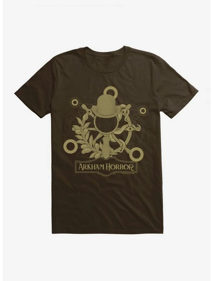 Cheap π Arkham Horror Gold Symbol T-Shirt π - Image 2