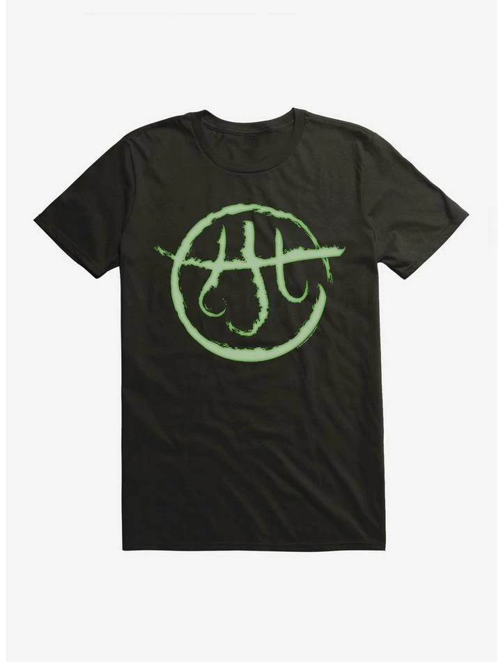 Discount π Arkham Horror Green Logo Symbol T-Shirt π