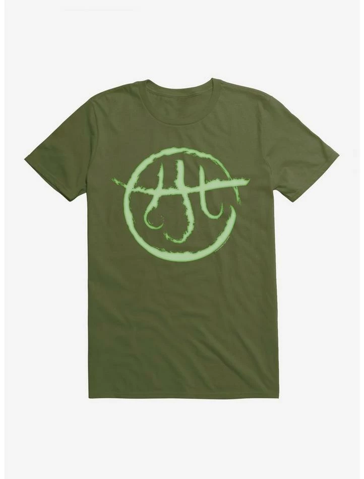 Discount π Arkham Horror Green Logo Symbol T-Shirt π - Image 3