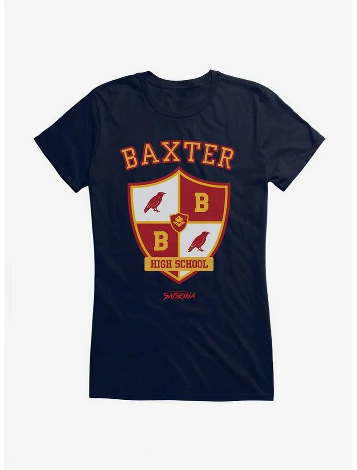 Best reviews of π Chilling Adventures Of Sabrina Baxter High Emblem Icon π§ Girls T-Shirt π₯ - Image 4