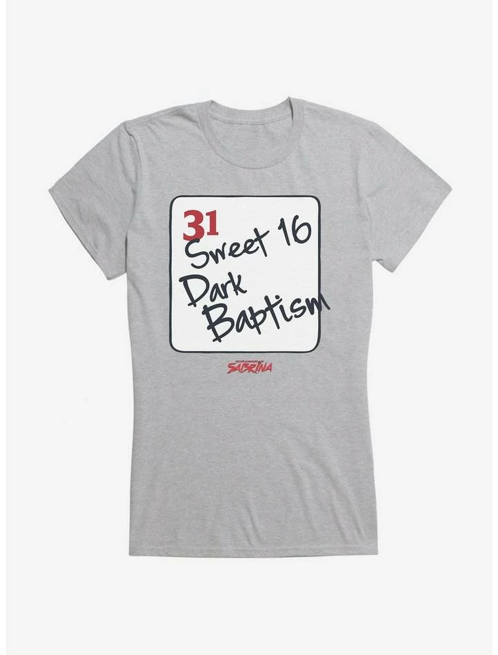 Cheapest π― Chilling Adventures Of Sabrina Dark Baptism Calendar π§ Girls T-Shirt π - Image 3
