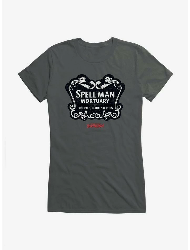 Flash Sale βοΈ Chilling Adventures Of Sabrina Spellman Mortuary Mono π§ Girls T-Shirt 𧨠- Image 3