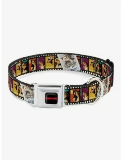 Promo 🎁 Gremlins Gizmo Filmstrip Poses Seatbelt Buckle 🐕 Dog Collar ✔️