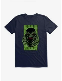Cheap 💯 Creature From The Black Lagoon Green Name Stack T-Shirt 🎉