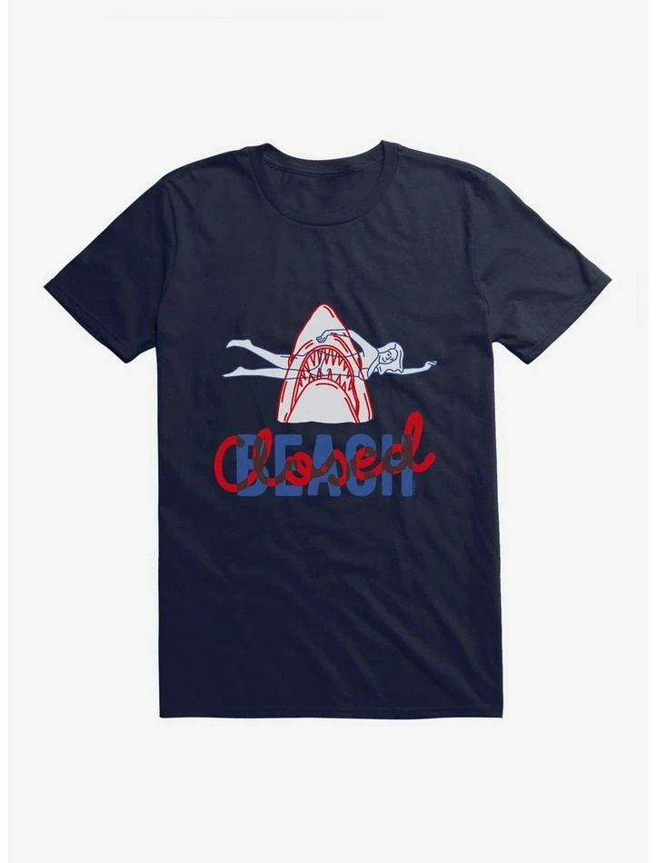 Cheap π― Jaws Beach Closed T-Shirt π - Image 5