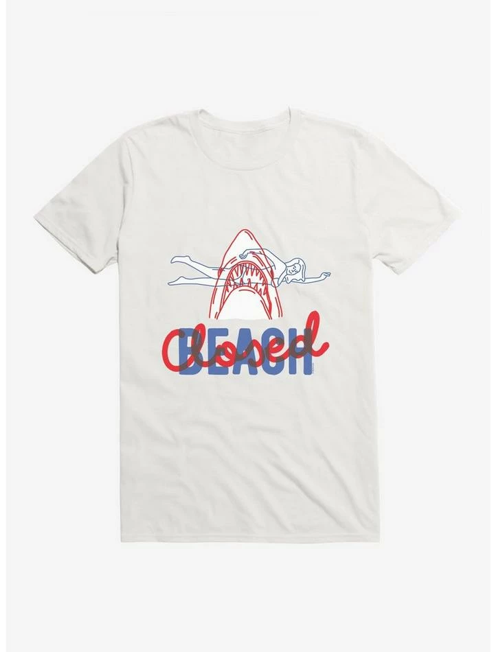 Cheap π― Jaws Beach Closed T-Shirt π - Image 6
