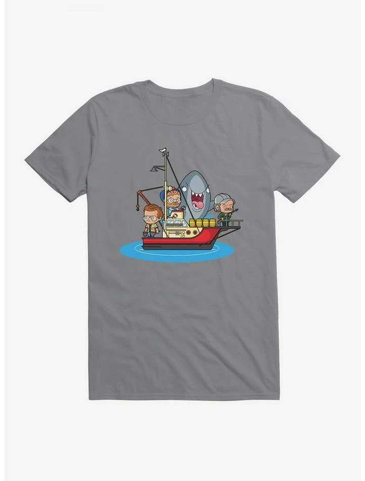 Cheap π Jaws Chibi Boat Attack T-Shirt π₯° - Image 3