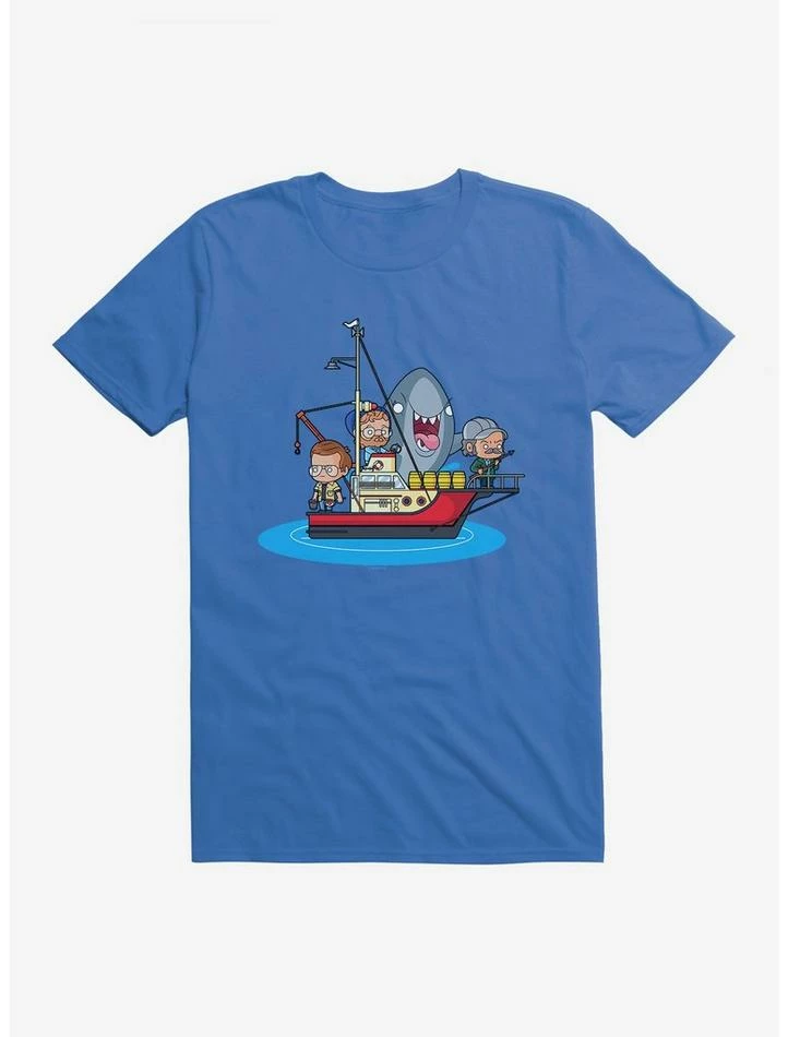 Cheap π Jaws Chibi Boat Attack T-Shirt π₯° - Image 5
